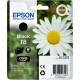 Epson Cartucho 18 negro (etiqueta RF) C13T18014020